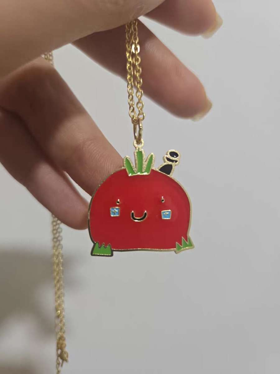 息子が描いたトマトのおばけ🍅 こんなに可愛くなるなんて。プレゼントに最高でした